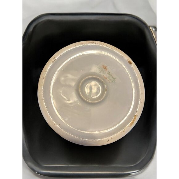 Vintage Japan Hand Painted Landscape Scene Superfine China Covered Sugar and Cre - Picture 9 of 12